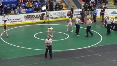 96 lbs Consi Of 16 #1 - Joey Synan, North Allegheny vs Colt Bratton, Mifflin County