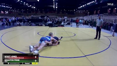 97 lbs Round 5 - Brighton Prine, SGAC vs Wyatt Jones, The Barracuda Wrestling Club