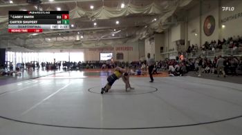 157 lbs Quarterfinal - Casey Smith, Roanoke College vs Carter Shupert, Averett