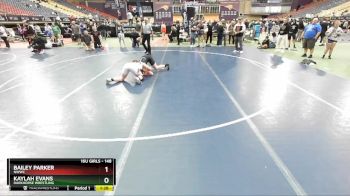 148 lbs Quarterfinal - Bailey Parker, NWWC vs Kaylah Evans, Darkhorse Wrestling