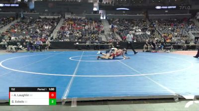 152 lbs Quarterfinal - Anthony Laughlin, Southridge vs Gage Eckels, Ben Davis