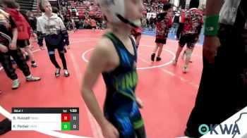 52 lbs Rr Rnd 1 - Beau Russell, Samurais vs Kamdynn Parker, Untouchables 14U