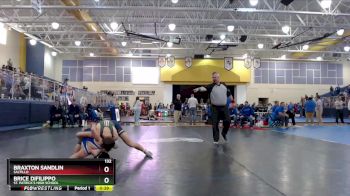132 lbs Cons. Semi - Braxton Sandlin, Saltillo vs Brice DiFilippo, St. Patrick`s High School