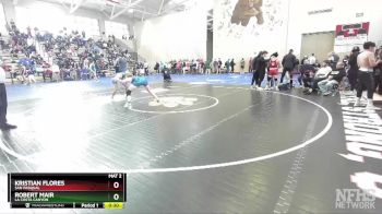 154 Boys Cons. Round 2 - Kristian Flores, San Pasqual vs Robert Mair, La Costa Canyon