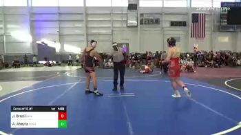 152 lbs Consi Of 16 #1 - Jett Brazil, Ukiah WC vs Anthony Abeyta, Cobra Kai