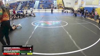 138 lbs Champ Round 1 (16 Team) - Anthony Cornwell, Avalon WV vs Nicholas Restrepo, Soldier City Lions Den