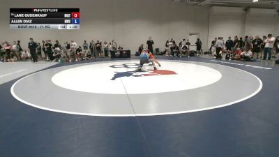 71 kg Champ. Rd Of 16 - Lane Gudenkauf, Mission Athletics vs Allen Diaz, MWC Wrestling Academy