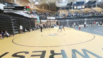 157 lbs Champ. Round 1 - Monty Hall, Carl Albert State vs Sam Nachtigal, Nebraska-Kearney