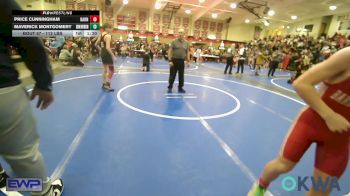 112 lbs Rr Rnd 3 - Price Cunningham, Barnsdall Youth Wrestling vs Maverick Montgomery, Skiatook Youth Wrestling
