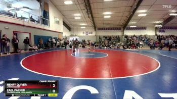 126 lbs Champ. Round 1 - Henry Quiver, Lander Valley vs Cael Parker, Thunder Basin High School