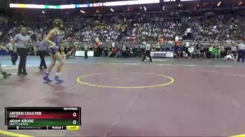 Semifinal - Adam Kruse, Skutt Catholic vs Jayden Coulter, Pierce