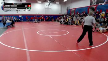 141 lbs Finals (2 Team) - Antonio Shelley, Baldwin Wallace vs Andrew Schaen, Ursinus