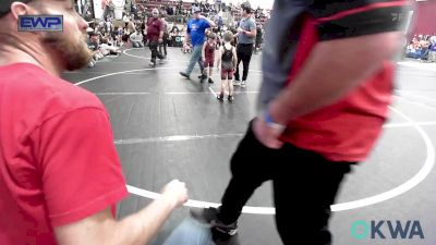 46 lbs Quarterfinal - Canaan Evatt, Pawnee Wrestling Club vs Greyson Bode, Perry Wrestling Academy