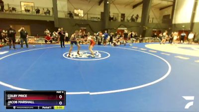 165 lbs Cons. Round 3 - Colby Price, OR vs Jacob Marshall, UT