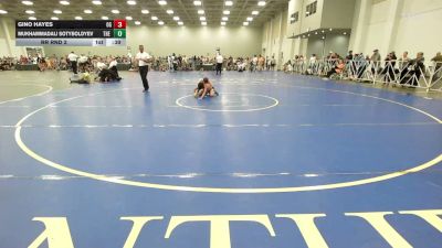 90 lbs Rr Rnd 2 - Gino Hayes, Ohio Gold - EL vs Mukhammadali Sotyboldyev, The Hunt WC Black - EL