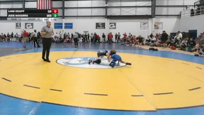 65 lbs Round 1 (6 Team) - Jude Navarro, GREAT NECK WRESTLING CLUB GREEN vs Liam Houff, SOUTH AUGUSTA WRESTLING