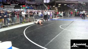 110 lbs Cons. Round 1 - Elias Holcomb, Liberal WC vs Koltyn Koerner, Manhattan