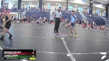 90 lbs Round 2 (8 Team) - Santiago Guillent, West Coast Elite vs Carson Carter, Team Operators