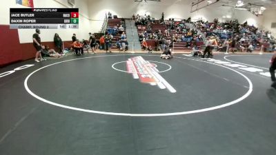 190 lbs Champ. Round 2 - Jace Butler, Natrona County vs Daxin Roper, Green River
