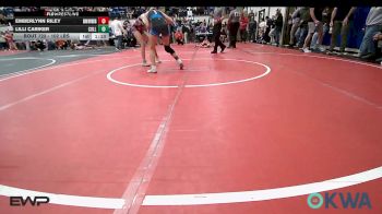 102 lbs Rr Rnd 2 - Emberlynn Riley, Skiatook Youth Wrestling vs Lilli Cariker, Collinsville Cardinal Youth Wrestling