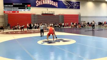 157 lbs Champ. Round 2 - Luke Dolan, Otterbein University vs Brennan McGrann, Johns Hopkins
