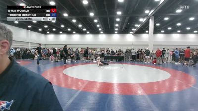 120 lbs Cons. Semis - Wyatt Womack, Minion Training Center vs Cooper McArthur, Teknique