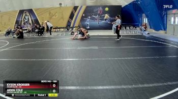 160 lbs Semifinal - Kyson Kroeger, Killer Elite vs Aiden Cole, Rough House WC