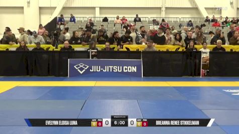 Breanna Renee Stikkelman vs Evelynn Eloisa Luna 2025 World IBJJF Jiu-Jitsu No-Gi Championship