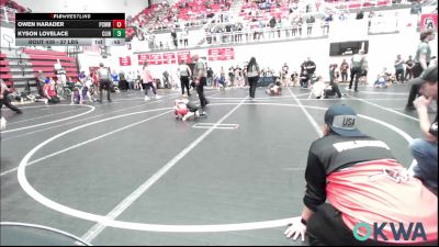 37 lbs Final - Noah Williams, Standfast vs Amos Boyd, Harrah Little League Wrestling