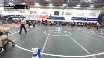 130 lbs Cons. Round 3 - Desiree Muro, Arroyo vs Sofia Ibarra, Eleanor Roosevelt