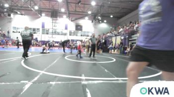 49 lbs Round Of 16 - JJ Johnston, Mannford Pirate Youth Wrestling vs Riley Stegeman, Raw Wrestling Club