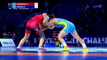 57 kg Semifinal - Elvira Kamaloglu, TUR vs Nilufar Raimova, KAZ