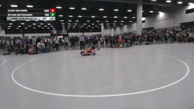 120 lbs Cons. Sub-rd Of 16 - Cash Waymire, Young Guns Nashville Wrestling vs Dylan Dottaviano, Team Idaho Wrestling Club