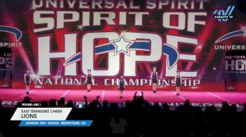 East Tennessee Cheer - Lions [2025 L1 Tiny - Novice - Restrictions - D2 Day !] 2025 Spirit of Hope Grand Nationals