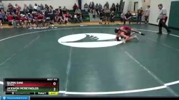 120 lbs 3rd Place Match - Ja`kwon Mcreynolds, Huntsville vs Quinn Sani, Weaver