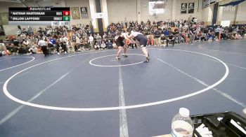 285 lbs Semifinal - Nathan Hartunian, Wayland vs Dillon Laffond, Franklin County