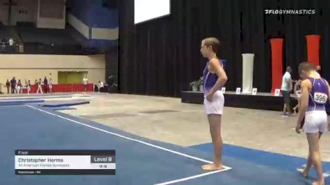 Christopher Herms - Floor, All American Flames Gymnastix - 2021 USA Gymnastics Development Program National Championships