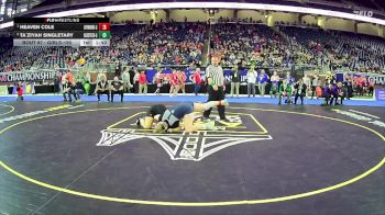 Girls-190 lbs Champ. Round 1 - Heaven Cole, Loy Norrix Hs Girls vs Ta`ziyah Singletary, Cass Technical H.s. Girls