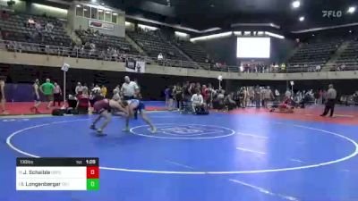 130 lbs Consi Of 8 #2 - Jordan Schaible, Oxford, PA vs Ian Longenberger, Dillsburg, PA