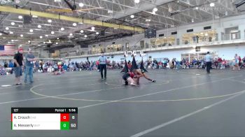 127 lbs Round 2 (6 Team) - Addison Messerly, Beast Mode Pink vs Avery Crouch, Charlies Angels Black