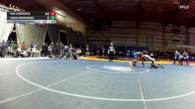 126 lbs 1st Place Match - Aidan Hernandez, Sierra Vista vs Abe Coronado, Mcqueen