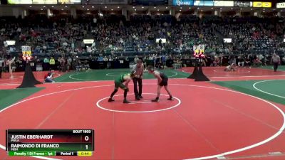 140 lbs Cons. Round 4 - Justin Eberhardt, PWLA vs Raimondo Di Franco, MED1