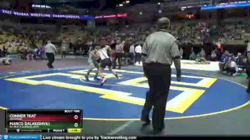 132 lbs Quarterfinal - Marco Dalakishvili, St. Pius X (Kansas City) vs Conner Teat, Richmond