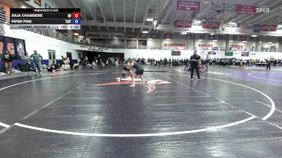 138 lbs Champ. Round 3 - Julia Chambers, Quincy vs Piper Pike, Tarleton State