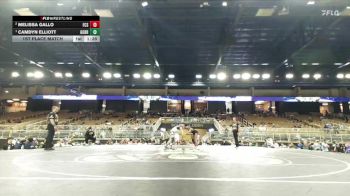 115 lbs 1st Place Match - Camdyn Elliott, Gulf Breeze vs Melissa Gallo, Florida Christian School