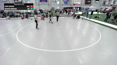 JR BOYS HARD LUCK - 152-155 Champ. Round 1 - Max Martens, Grand Forks Gladiators Wrestling Club vs Julio Roman, Fayetteville Wild Hog Wrestling