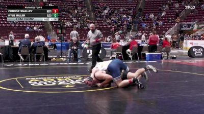 215 lbs First Round - Connor Smalley, Notre Dame GP vs Kyle Miller, ELCO