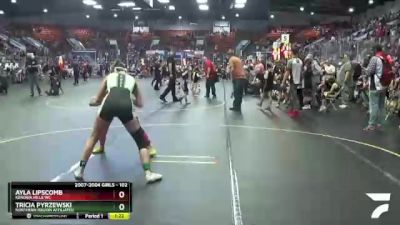 102 lbs Semifinal - Tricia Pyrzewski, Northern Region Affiliated vs Ayla Lipscomb, Kenowa Hills WC