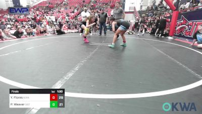 100 lbs Final - Yareli Flores, Scrappers vs Piper Weaver, Sisters On The Mat Pink