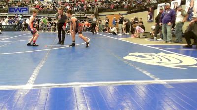 110 lbs Consi Of 4 - Henry Raile, Woodward Youth Wrestling vs Cooper Root, Geary Youth Wrestling